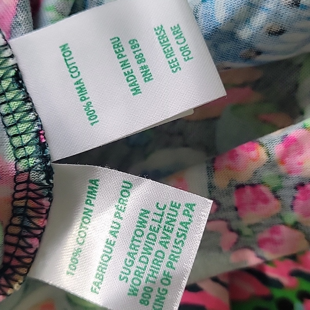 Lilly Pulitzer Colorful Patterned Dress Small Green/Pink - Picture 8 of 10